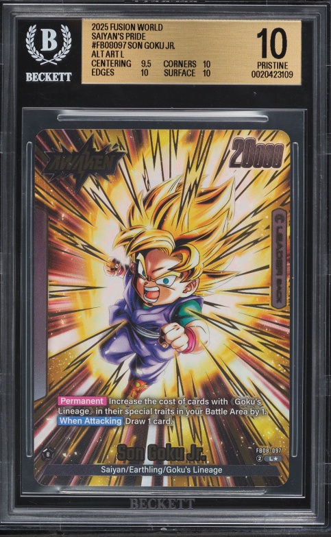 2004 Score Dragonball GT Baby Saga Alternate Foil Goku, Super