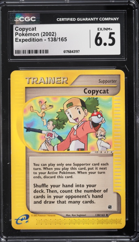 2002 Pokemon Expedition Copycat #138 CGC 6.5 EXMT+