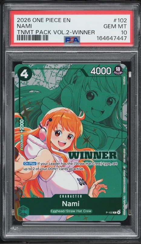 2025 One Piece Japanese Heroines Edition Nami #EB03-006 CGC 10