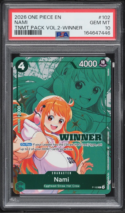 ONE PIECE Baskin Robbins ナミ コラボカード 2025 One Piece X Baskin Robbins Campaign Collection Card Nami PSA