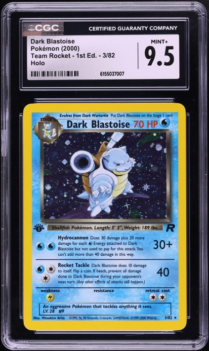 2002 Pokemon Legendary Collection Reverse Holo Dark Blastoise #4
