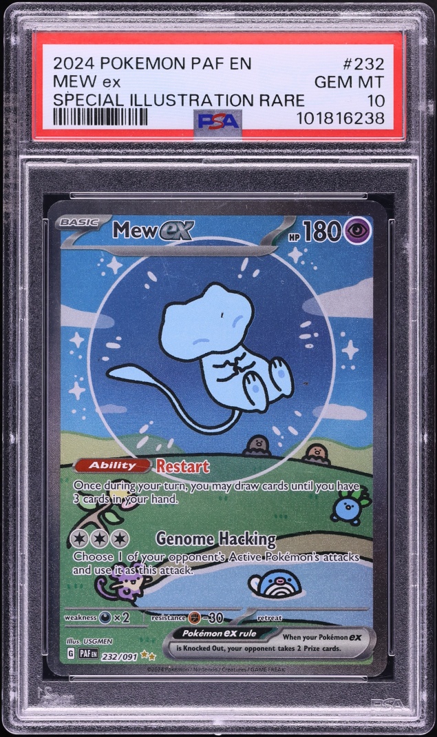 2024 Pokemon Scarlet & Violet: Paldean Fates Mew ex Special