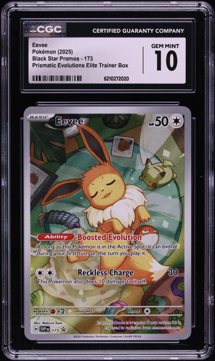 2025 Pokemon SV Promo Prismatic Evolutions ETB Full Art Eevee #173