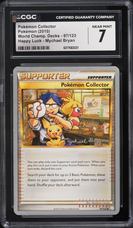 2010 Pokemon HGSS World Championships Decks Happy Luck Pokemon Collector #97 CGC 7 NRMT