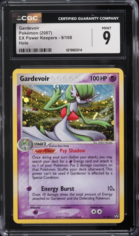 2007 Pokemon EX Power Keepers Holo Gardevoir #9 CGC 9 MINT