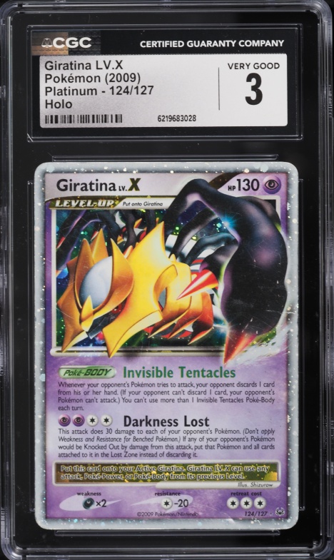 2009 Pokemon Diamond & Pearl BS Promo Holo Giratina Lv.X #DP38 PSA