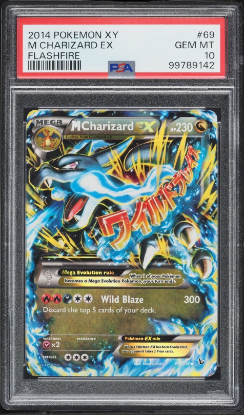 2014 Pokemon XY Flashfire M Charizard EX #69 PSA 10 GEM MINT