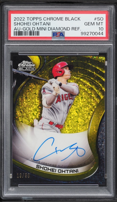 2022 Topps Japan Edition MVP Shohei Ohtani #MVP-7 CGC 9 MINT on