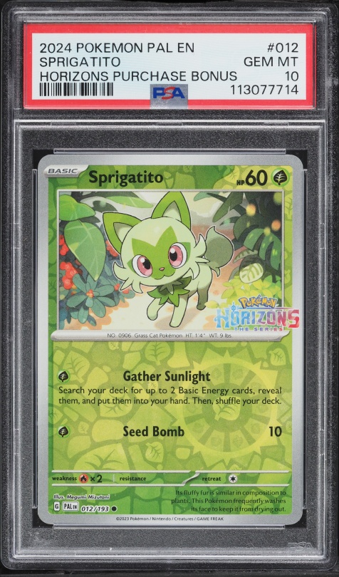 2023 Pokemon Scarlet & Violet Paldea Evolved IR Sprigatito #196