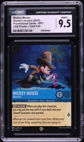 2024 Disney Lorcana Promo D23 Expo Mickey Mouse Playful Sorcerer