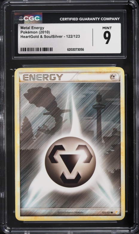 2010 Pokemon HeartGold & SoulSilver Metal Energy #122 CGC 9 MINT