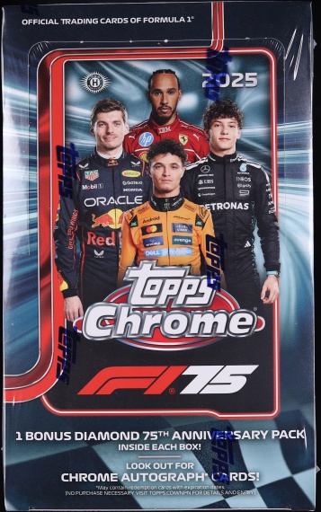 2021 Topps Chrome F1 Formula One Sealed Hobby Box on Fanatics Collect
