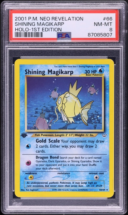 2001 Pokemon Japanese Expedition 1st Edition Holo Pidgeot #123 PSA