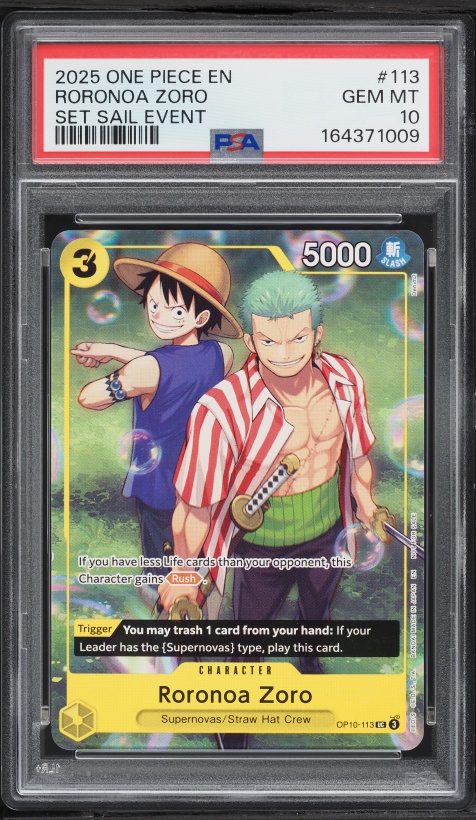 2025 One Piece Promo Learn Together Set Sail Event Roronoa Zoro