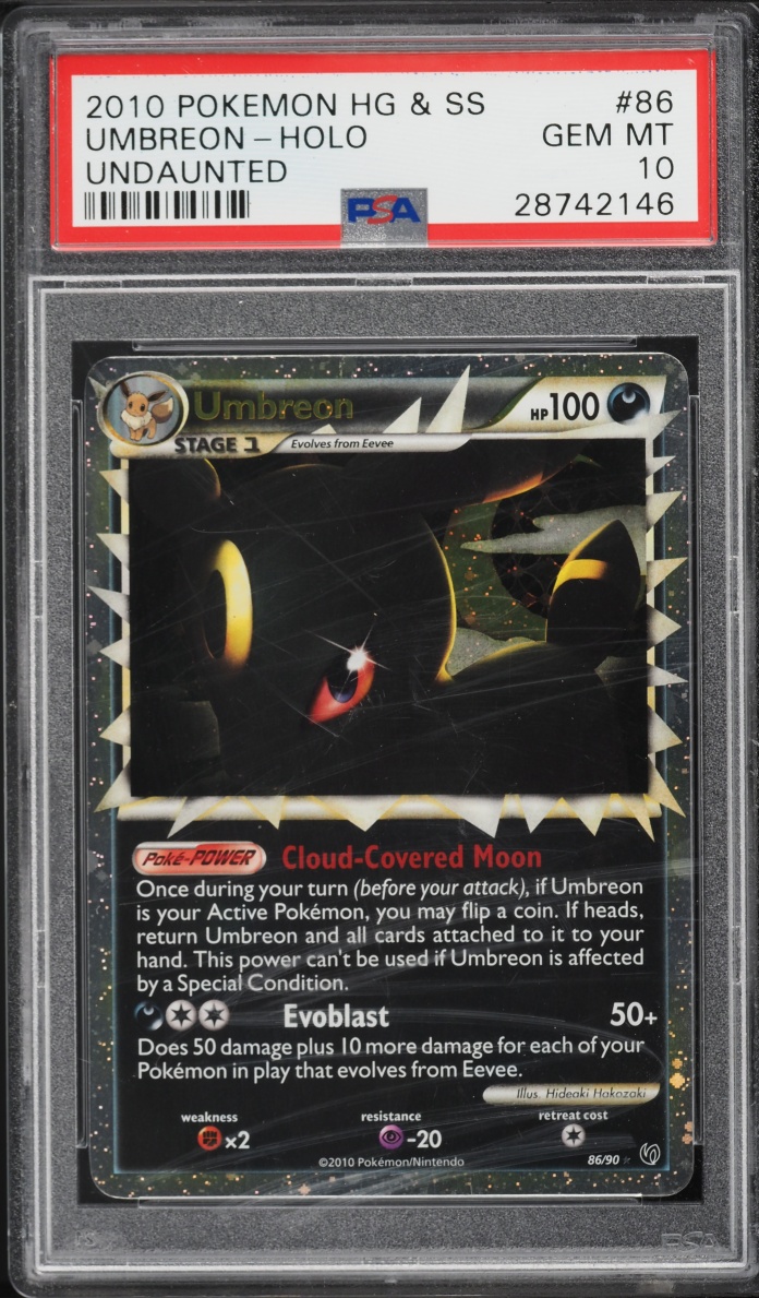 2010 Pokemon HS: Undaunted Umbreon Prime Holo #86 PSA 10 | Card Ladder