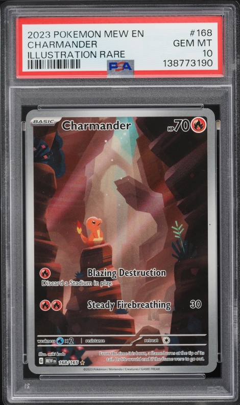 2023 Pokemon SV Promo Obsidian Flames ETB Charmander #44 PSA 10