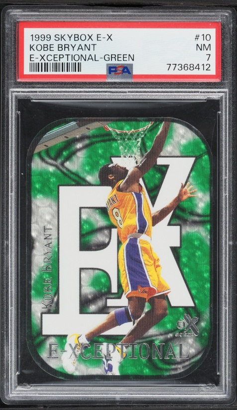 1999 Skybox Apex Cutting Edge Warp Tek Kobe Bryant /25 #5CE PSA 9