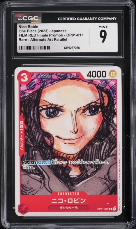 2023 One Piece Premium Collection Film Red Alt Art Nico Robin