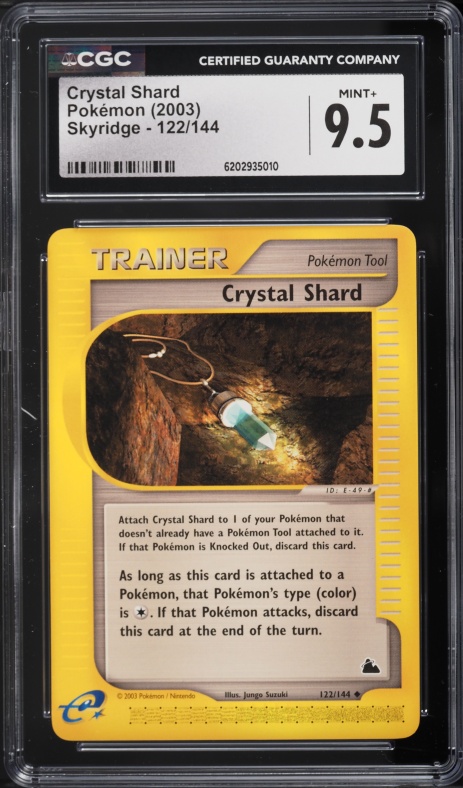 2003 Pokemon Skyridge Crystal Shard #122 CGC 9.5 MINT+