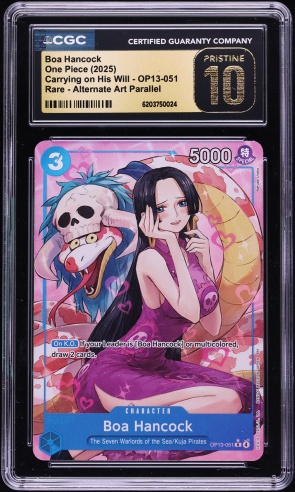 Boa Hancock Rare OP13-051 CGC PRISTINE 10 on Fanatics Collect