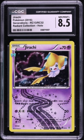 2016 Pokemon XY Generations Radiant Collection Holo Jirachi #RC13 CGC 8.5 NM-MT+