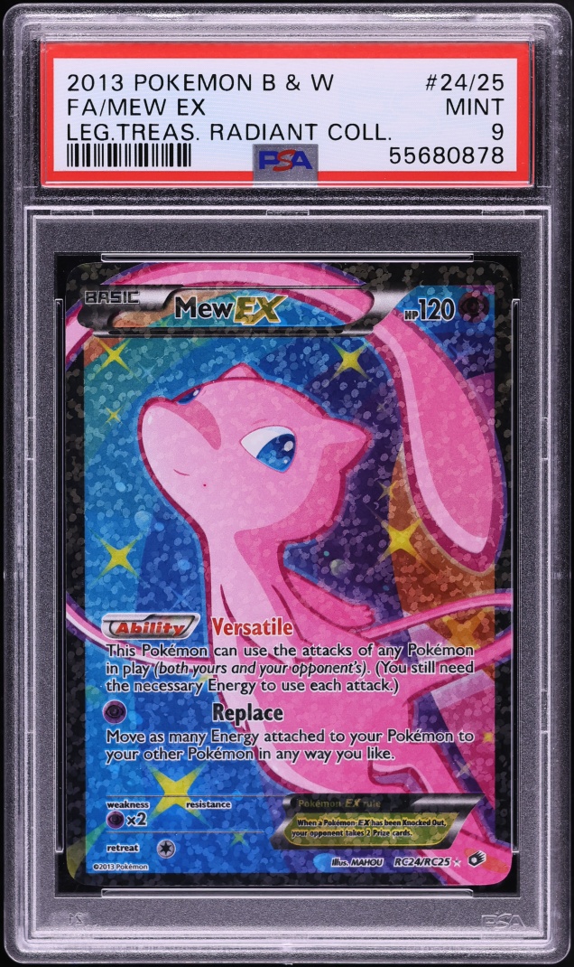 2013 Pokemon Black & White: Legendary Treasures Mew EX Radiant