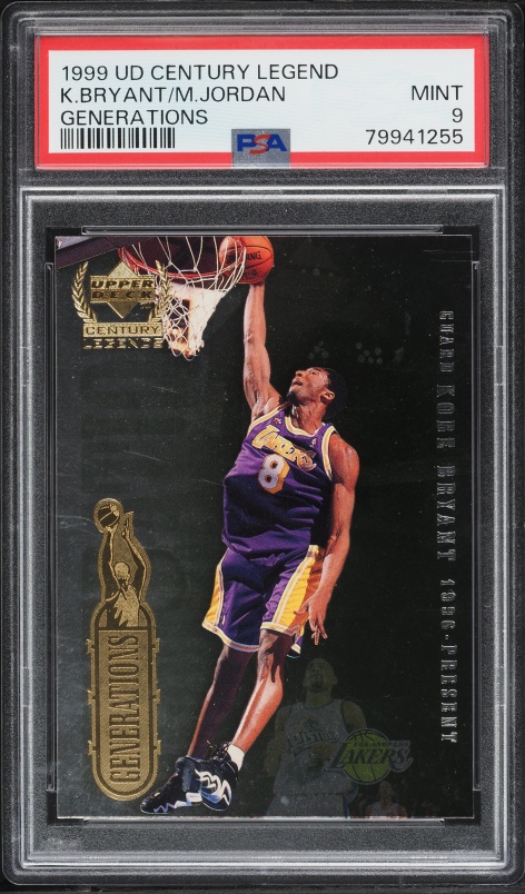 1998 Skybox Premium Soul Of The Game Kobe Bryant #6SG CGC AUTH on