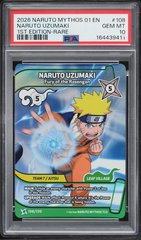 2009 Naruto CCG Series 14 Emerging Alliance 1st Edition Naruto