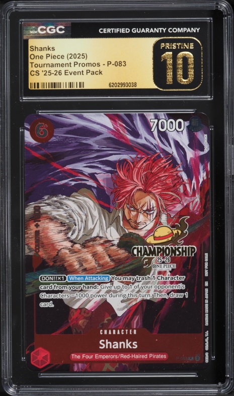 2025 One Piece 2nd Anniversary Set Leader Shanks #OP09-001 PSA 10