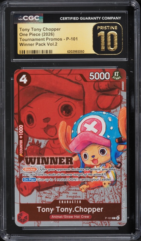2024 One Piece Japanese Extra Booster Memorial Tony Tony Chopper