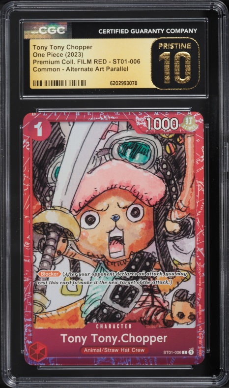 2025 One Piece Japanese Promo Cards Tony Tony Chopper #P-101 CGC