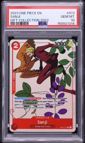 2022 One Piece Japanese Premium 25th Anniversary Sanji #OP01-013