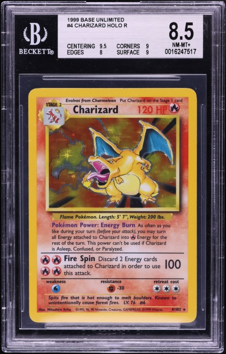 2016 Pokemon XY Evolutions Holo Charizard #11 BGS 9.5 GEM MINT on