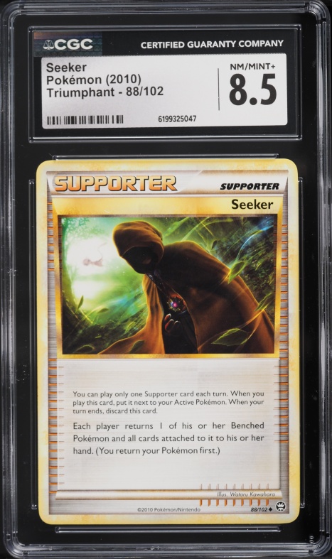 2010 Pokemon Triumphant Seeker #88 CGC 8.5 NM-MT+