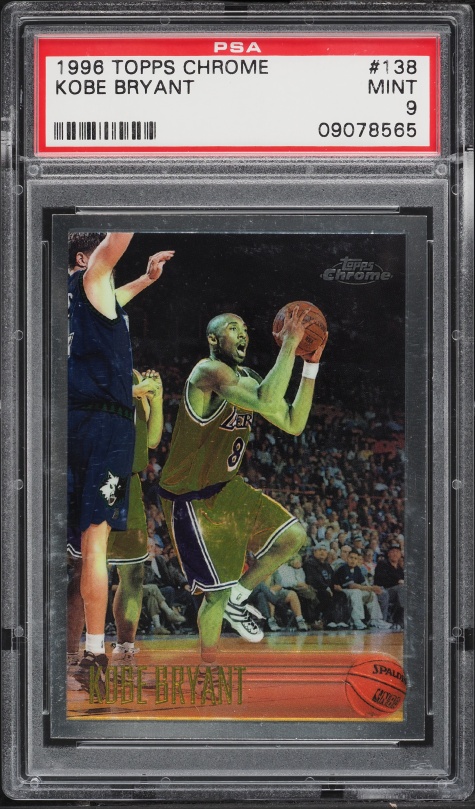 1996 Topps Draft Redemption Kobe Bryant ROOKIE #DP13 PSA 9 MINT on
