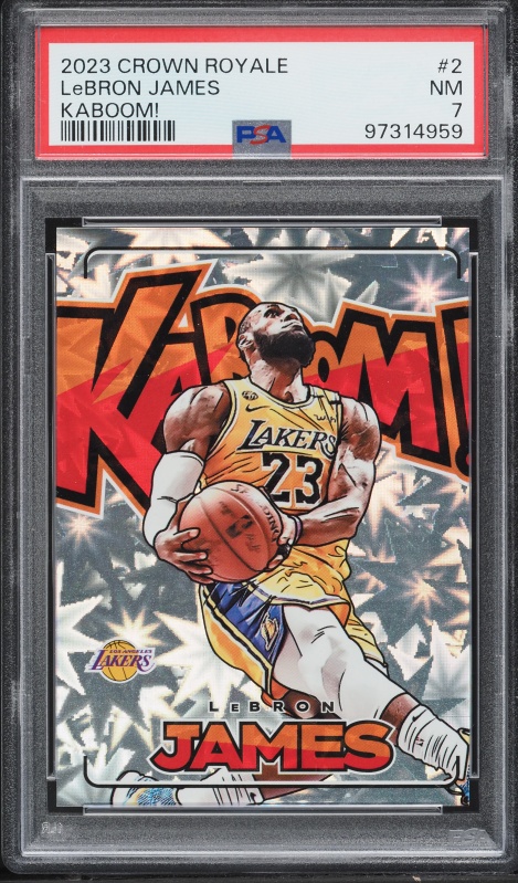 2013 Panini Innovation Kaboom! LeBron James #18 PSA 10 GEM MINT on