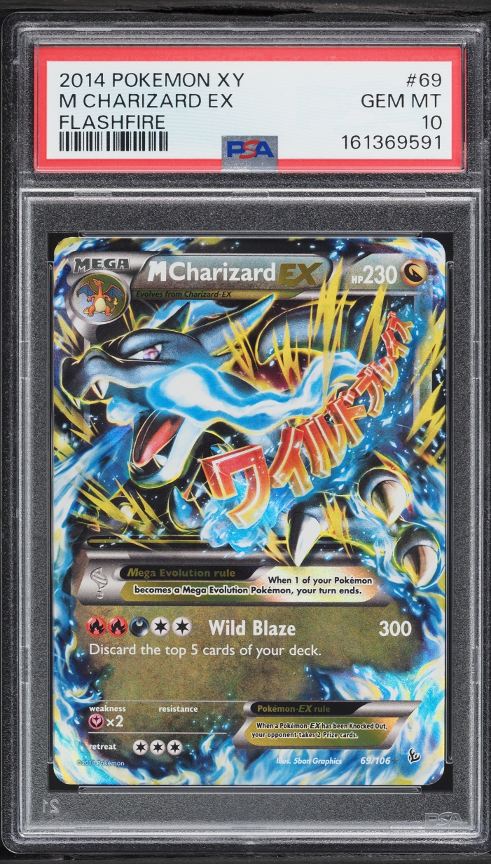 2014 Pokemon XY Flashfire M Charizard EX #69 PSA 10 GEM MINT