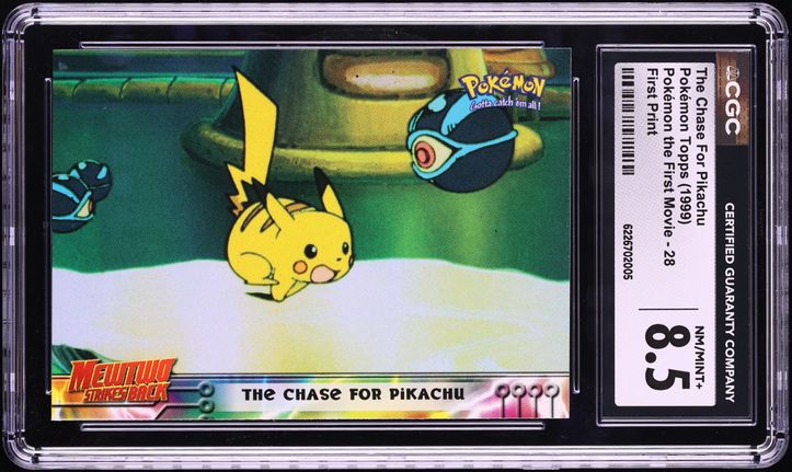1999 Pokemon Base Set Yellow Cheeks Pikachu #58 PSA 7 NRMT on