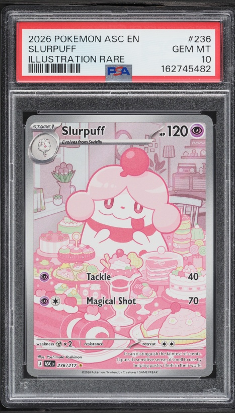 2026 Pokemon Mega Evolution Ascended Heroes IR Slurpuff #236 PSA 10 GEM MINT