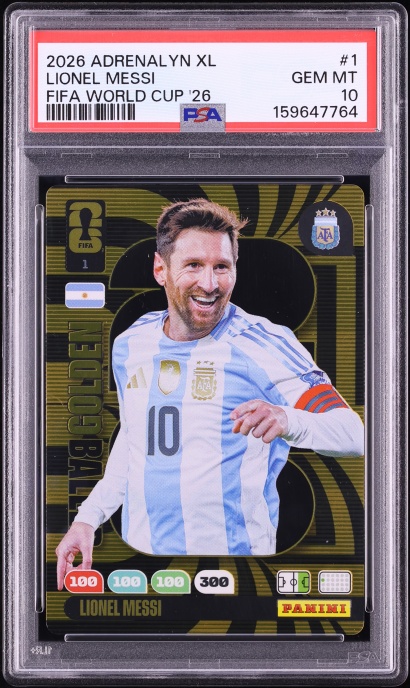 2026 Panini Adrenalyn XL FIFA World Cup '26 Golden Baller Lionel