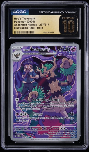 2026 Pokemon Mega Evolution Ascended Heroes IR Hop's Trevenant #237 CGC 10 PRISTINE