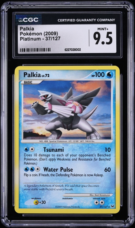 2009 Pokemon Platinum Palkia #37 CGC 9.5 MINT+
