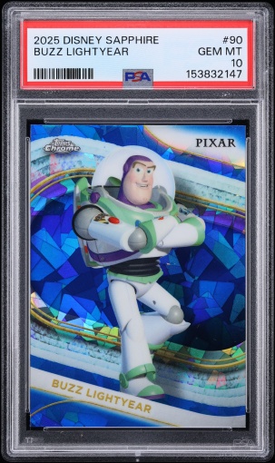 2024 Topps Chrome Disney Orange Refractor Buzz Lightyear /25 #64