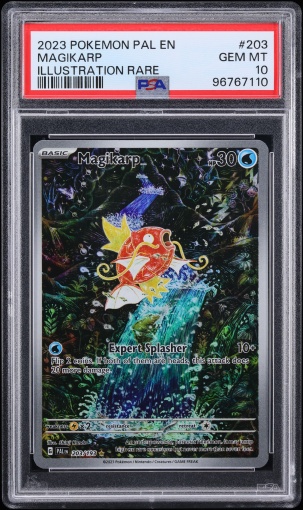 2023 Pokemon Scarlet & Violet Paldea Evolved IR Magikarp #203 PSA 10 GEM MINT