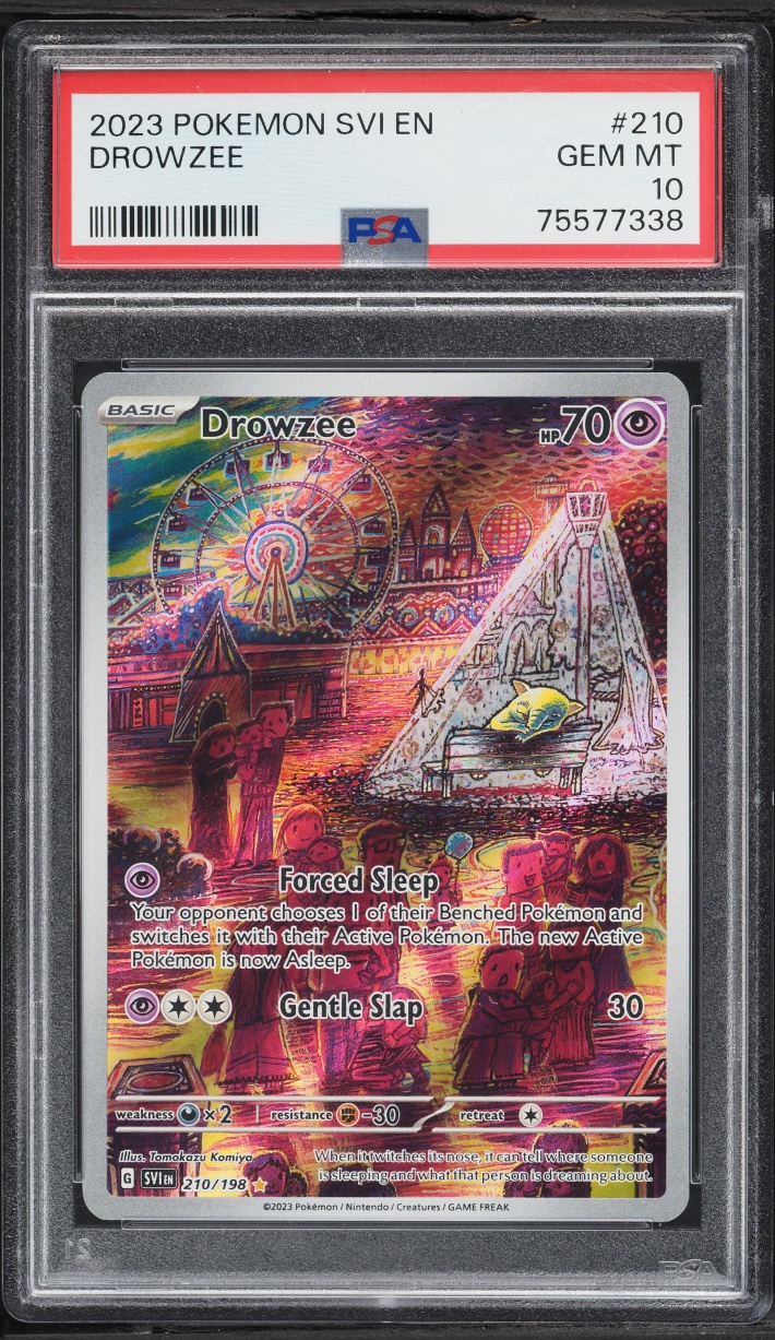 2023 Pokemon Scarlet & Violet IR Drowzee #210 PSA 10 GEM MINT