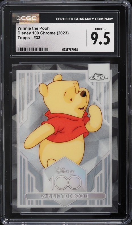 2025 Topps Chrome Disney Winnie The Pooh #141 CGC 9 MINT on