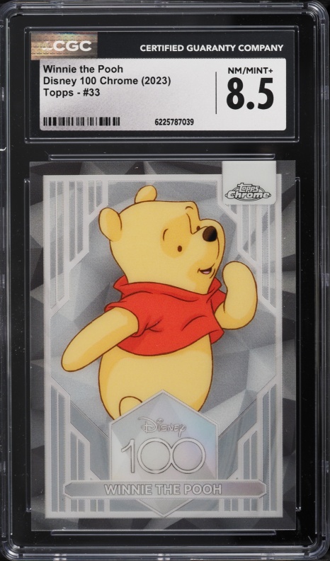 2025 Topps Chrome Disney Winnie The Pooh #141 CGC 9 MINT on