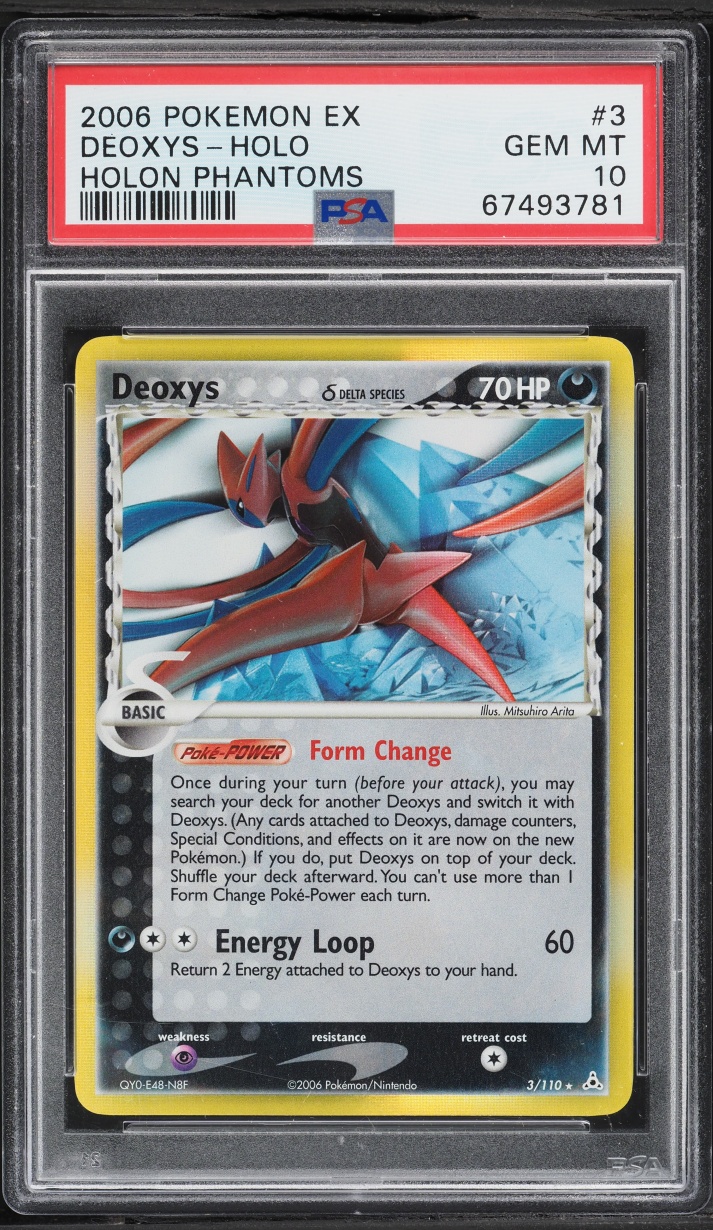 2006 Pokemon EX Holon Phantoms Holo Deoxys #3 PSA 10 GEM MINT