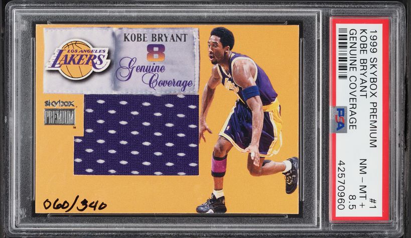 1996 Skybox E-X2000 Credentials Kobe Bryant ROOKIE /499 #30 PSA 9