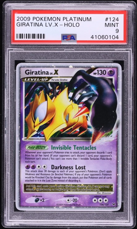 2009 Pokemon Platinum Holo Giratina Lv. X #124 PSA 9 MINT